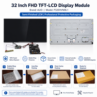 Modul LCD TFT AUO P320HVN06.1 32 inci FHD 1920*1080 400nits Antarmuka LVDS Panel VA Layar Digital Signage