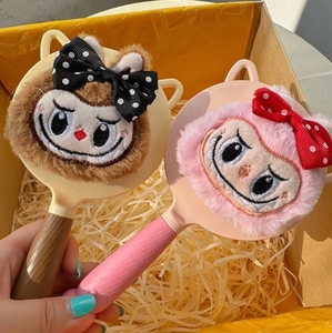 Espejo Cosmético de Mano <span class=keywords><strong>Megan</strong></span> Bubble Mart Labubu, Espejo de Maquillaje con Diseño de Conejita de Dibujos Animados, Espejo de Retoque Labubu para Muñecas - Product Image 3