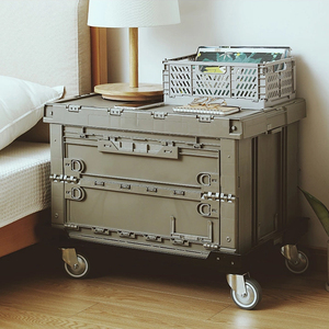 SHIMOYAMA Hộp Đựng Đồ Xe Hơi <span class=keywords><strong>50L</strong></span> Hộp Đựng Gấp Hai Cửa Cắm Trại Đi Bộ Đường Dài Ngoài Trời Hình Khối Lập Phương Và Hộp Đựng Có Cửa - Product Image 3