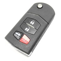Llave Remota Plegable FSK 313.8MHZ ID83 FCCID KPU41788 80 Bits Chip 4d63 Llave Completa para Auto