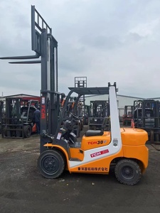 Japon Original TCM FD30T6 FD2.5/3/5/7/10/15/16/25/30Ton KOMATSU/MITSUBISHI/HELI chariot élévateur diesel avec moteur isuzu nissan - Product Image 2