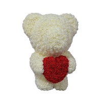 Cadeaux de la Saint-Valentin très demandés : ours en peluche avec rose en PE