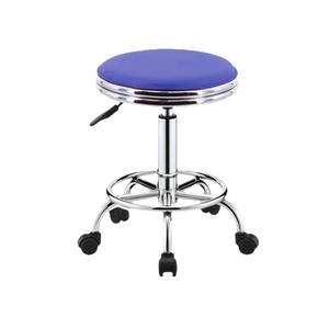 Silla <span class=keywords><strong>de</strong></span> Bar para el Hogar, Salón <span class=keywords><strong>de</strong></span> Belleza, Barbería, Taburete Giratorio con Elevación, Base con Ruedas, Estructura Metálica Moderna, Mueble Comercial - Product Image 5