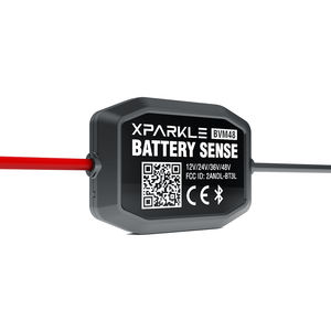 OEM 12V 24V 36V 48V Pengukur Tegangan Baterai Pintar Xparkle BVM48 untuk Mobil, RV, Sistem Tenaga Surya & Sistem Off-Grid - Product Image 6