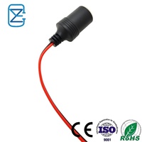 Prise allume-cigare universelle 12V 24V femelle, câble de remplacement pour voiture, connecteur pour allume-cigare