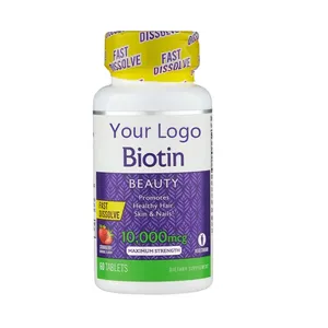 Nahrungs ergänzungs mittel Advanced Formula Gut für das Haar wachstum Nagel hauter gänzung Biotin VItamins Tablet Capsule Pills