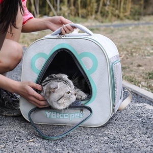 YBtoo Pet Portable Cat <b>Backpack</b> <b>Canvas</b> Breathable Summer Pet Carrier for Cats and Dogs - Product Image 2