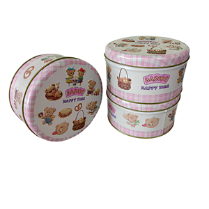 علبة معدنية مستديرة بالجملة لتخزين الطعام بتصميم مطفي لعيد الميلاد، مناسبة لحفظ البيتزا - Product Image 6