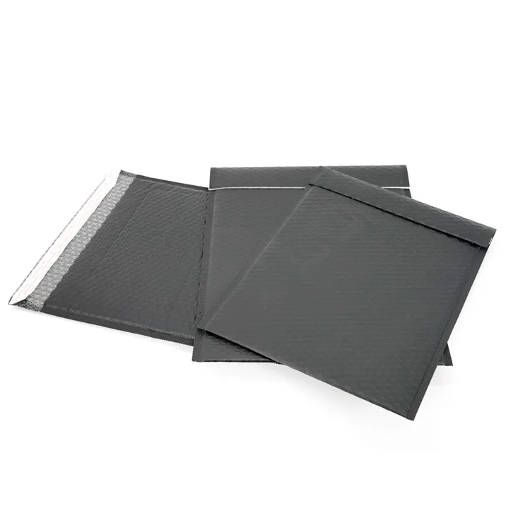 Waterproof black wrap mailing garment packaging small poly bubble hash mailer shipping envelopes bubble bag for packing