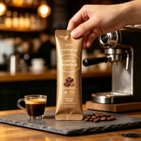 Sachet individuel personnalisé de qualité alimentaire pour complément nutritionnel, boisson lactée en poudre protéinée, emballage en stick à dose unique