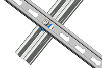 Accessoires de fixation solaire HDG à prix de gros du fabricant, profilés en acier C, rails d'installation PV sur mesure