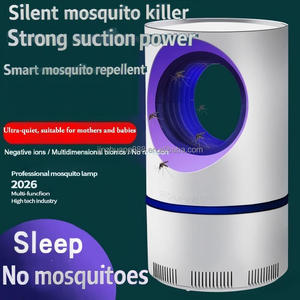 Lámpara Antimosquitos Fotocatalítica LED Azul Ecológica, Segura para Bebés, Tipo Succión, Trampa para Moscas, Artículos para Fiestas en Casa - Product Image 5
