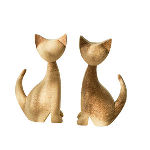 วัสดุไม้เปล่าสำหรับงาน DIY ระบายสี รูปสัตว์น่ารัก ของตกแต่งบ้าน ของตกแต่งโต๊ะทำงาน สีขาว ไม่ลงสี ดิบ - Product Image 5