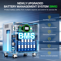 Baterai DATOUBOSS 51.2V 314Ah 16kWh LiFePO4 Split dengan Inverter CAN 6kW MPPT untuk Penyimpanan Energi Rumah, Cadangan Daya, Stok Lokal EU
