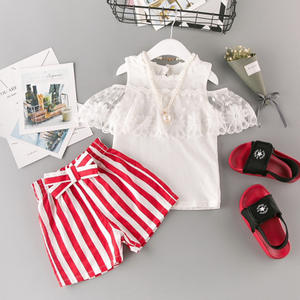 Meilleurs sites de vente en ligne pour acheter des ensembles 2 pièces pour enfants, des ensembles en dentelle pour bébés, provenant du marché de gros chinois - Product Image 2