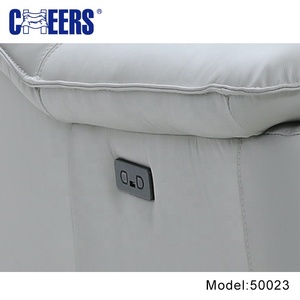 MANWAH <strong>CHEERS</strong> Popular Living Room Corner <strong>Sofa</strong> Sectional Reclining L Shape Couch Leather <strong>Sofa</strong> - Product Image 6