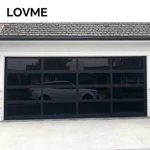 Offre Spéciale <span class=keywords><strong>porte</strong></span> de <span class=keywords><strong>garage</strong></span> personnalisée en aluminium ou en verre miroir ou en bois <span class=keywords><strong>porte</strong></span> de <span class=keywords><strong>garage</strong></span> automatique électrique transparente - Product Image 3