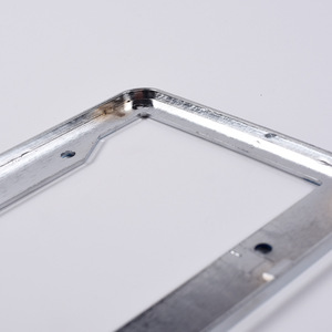 Cadre de <span class=keywords><strong>plaque</strong></span> d'<span class=keywords><strong>immatriculation</strong></span> personnalisé en argent plaqué 3D avec logo, pour les États-Unis et le Canada, noir - Product Image 6