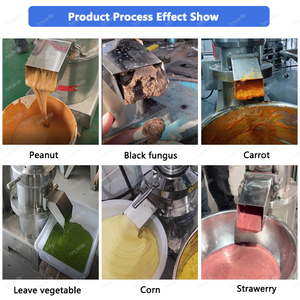 Industrial Nut Shea Cacao Prensa Leche Molienda Fruta Mermelada Pasta de tomate Nueces de sésamo Pinut Máquina para hacer mantequilla de maní - Product Image 2