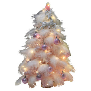 45cm Pink Gift Ins Style Artificial PVC Christmas Mini Desktop <b>Tree</b> Ornaments Christmas <b>Tree</b> and Decorations - Product Image 5