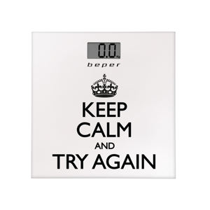 เครื่องชั่งน้ำหนักอิเล็กทรอนิกส์ KEEP CALM ขนาด 30x30 ซม. - Product Image 1