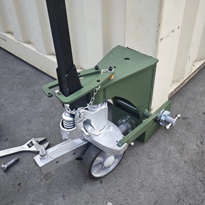 Système <span class=keywords><strong>de</strong></span> levage et <span class=keywords><strong>de</strong></span> déplacement <span class=keywords><strong>de</strong></span> conteneurs en acier et en fonte hydraulique manuel ISO <span class=keywords><strong>de</strong></span> 8 tonnes avec barre <span class=keywords><strong>de</strong></span> remorquage pour une utilisation très lourde - Product Image 4