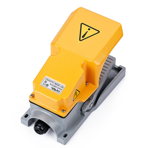Interrupteur à pédale électrique en alliage d'aluminium, homologué TUV CE, étanche IP65, 110V 220V 15A 1C Contact, 100 000 cycles - Product Image 1