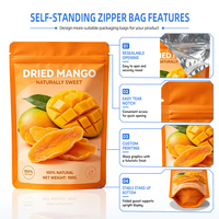 Bolsas Selladas Verticales Directas de Fábrica, Bolsas de Embalaje de Plástico PA Transparentes con Ventana para Congelados, Patrones de Impresión Personalizados Disponibles
