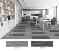 Dalles de moquette modulaires 50x50cm, dos PVC, boucle PET, insonorisantes, pour bureaux, projets, entrepreneurs, salles de conférence
