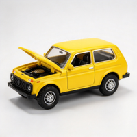 Voiture miniature en alliage moulé sous pression à l'échelle 1:43, modèle de voiture en métal à roues libres, véhicule de collection pour enfants et adultes, cadeau de collection et d'exposition