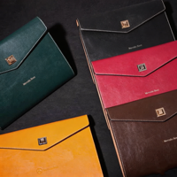 Carnet de notes personnalisé haut de gamme pour cadres, classeur en cuir à 6 anneaux, journal à feuilles mobiles, papeterie avec logo personnalisable