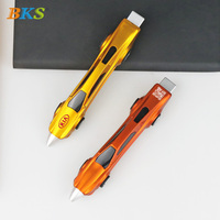 Stylo Bille Promotionnel pour Enfants, Cadeau Nouveauté, Stylo de Voiture de Course en Plastique avec Pointe de 1,0 mm, Personnalisable avec Logo, Papeterie Mignonne