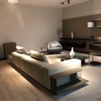 Ensemble de canapés italiens de luxe en cuir véritable, design original, design moderne, fabricants de meubles