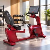 Vélo d'exercice couché électromagnétique K-FIT GSK2 avec générateur autonome en option, entraîneur cardio pour salle de sport commerciale et fitness à domicile