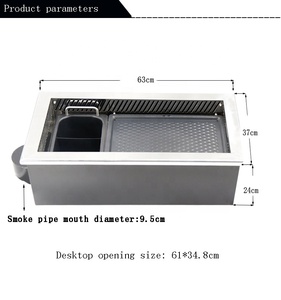 630A Hot Pot and <b>Bbq</b> Smokeless Chinese Style <b>Pan</b> Hot Pot Hot Pot One Pot - Product Image 3