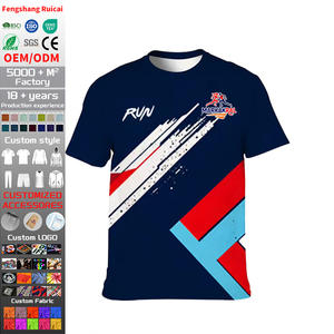 Maglietta da Corsa Personalizzata <span class=keywords><strong>con</strong></span> Logo, <span class=keywords><strong>T</strong></span>-Shirt per Eventi Maratona 21k, Stampa Sublimatica, Asciugatura Rapida - Product Image 1