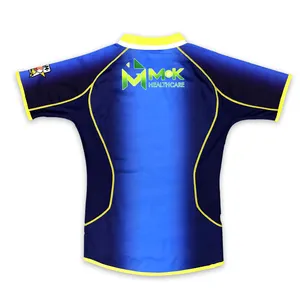 Maglia da Rugby OEM gratuita scegli la maglia da Rugby personalizzata sublimata con Design a colori