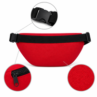 Sac banane personnalisé avec logo sur mesure, en polyester, vente en gros, fabricant OEM, pour le voyage