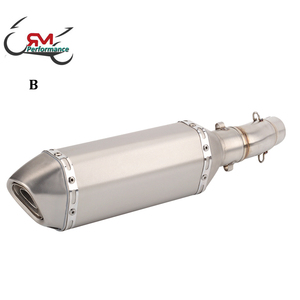 Système d'échappement de tuyau de Fiber de carbone de Style à enfiler silencieux avec DB Killer adapté pour Kawasaki <span class=keywords><strong>Ninja</strong></span> <span class=keywords><strong>400</strong></span> Z400 2018 2019 <span class=keywords><strong>2020</strong></span> - Product Image 4