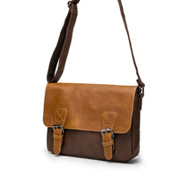 Sac bandoulière postier à carreaux européen et américain personnalisé avec impression intégrale pour homme, en cuir PU imperméable avec fermeture éclair