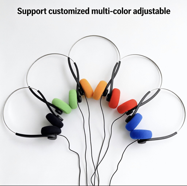 New Wired Over-Ear Headphones 3.5mm, Custom Color & Plug, Gaming Music Headset for Cross-Border E-Commerce Retail