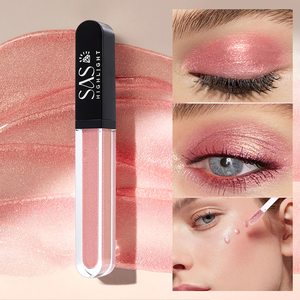 SAS OEM/ODM personnalisé en gros vente à chaud belles couleurs ombre à paupières liquide multi-usage longue durée étanche paillettes ombre à paupières - Product Image 5