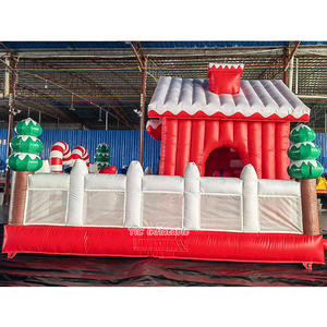 Casa Inflable Comercial de Navidad, Casa Gigante de Jengibre, Casa Inflable para Niños con Tobogán de Muñeco de Nieve para Fiestas y Eventos - Product Image 5