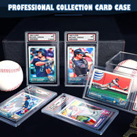 Support de Présentation Personnalisé en Acrylique pour Cartes Gradées avec Soudure Ultrasonique et Protection UV pour Cartes de Sport PSA CGC et Cartes à Collectionner TCG