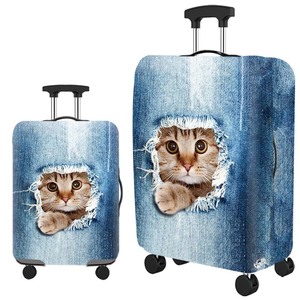 Vente d'usine : Housse de valise lavable en Spandex, protection pour bagages de 19 à 32 pouces, avec fermeture éclair, pour bagages à main - Product Image 1