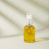 Toptan kozmetik 30ml temizle kalıplı cam Serum şişesi kauçuk tıpa ile özel kendi etiket tıbbi güzellik penisilin şişe
