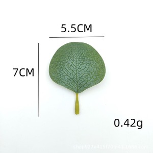 Zehui Artificial Eucalyptus Leaf Garland 200Cm Silk Flower Wedding Home Decor Greenery <b>Wreath</b> Outdoor Photography Props - Product Image 4