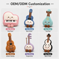 Peluche Instrument Mignonne de Qualité Supérieure pour Enfants, Vente en Gros Professionnelle, Logo Personnalisé, Marque Privée, en Gros