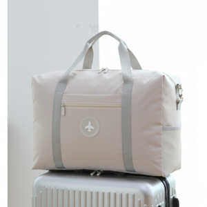 กระเป๋าเดินทางสีพาสเทลพับได้บอสตันกระเป๋าเดินทางกันน้ำกระเป๋าเก็บของเสริมดีไซน์แบบผสมผสาน - Product Image 1