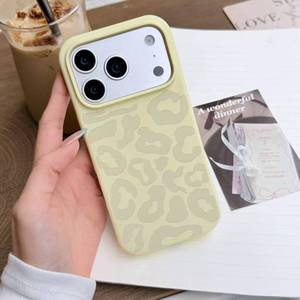 Suitable for iPhone 17 Pro Max, new stylish <b>silicone</b> leopard print case with large <b>window</b>, shockproof phone case - Product Image 5